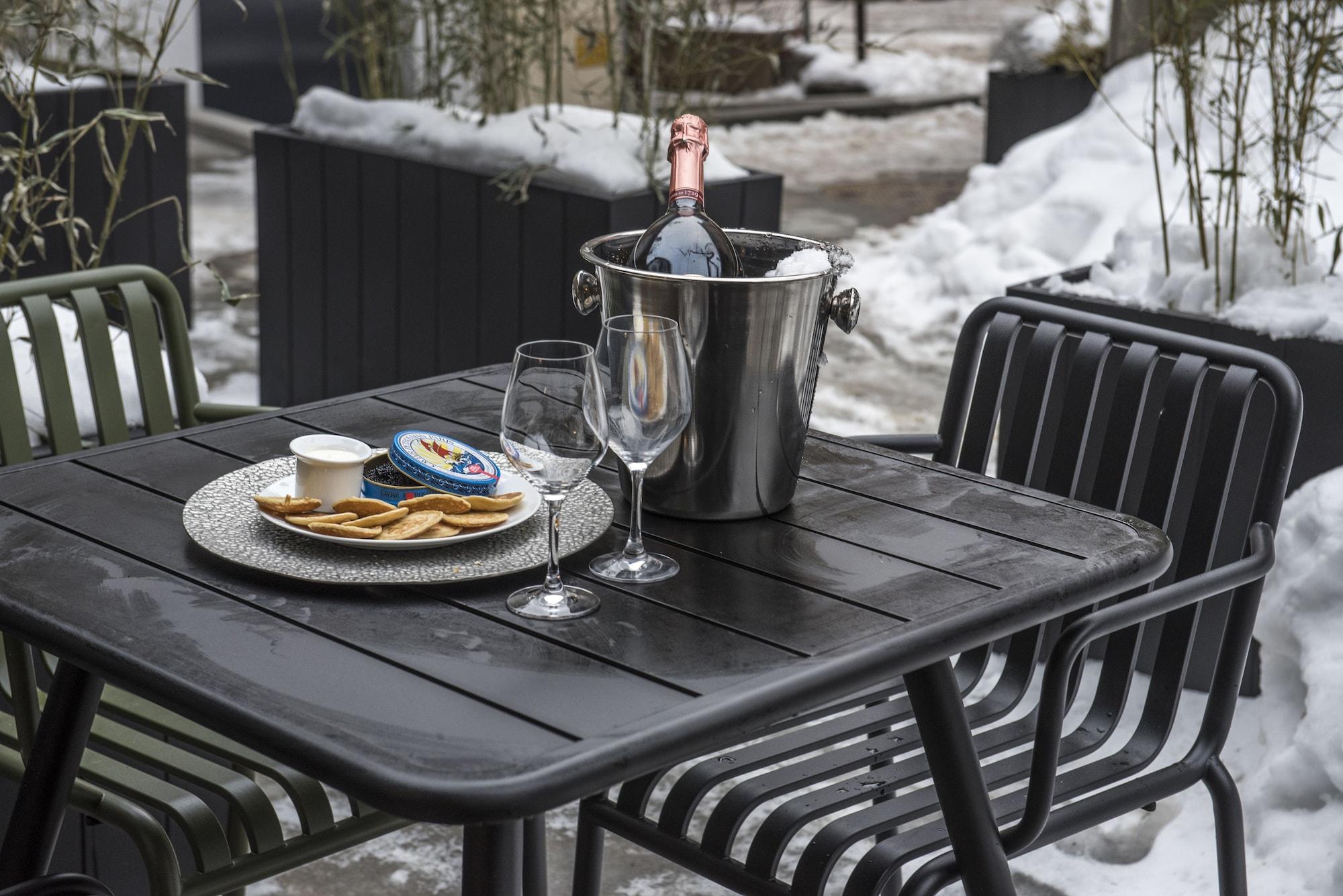 อพาร์ตโฮเทล เลอ เฌนปี Aparthotel Chamonix ภายนอก รูปภาพ
